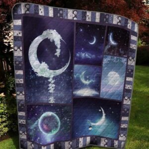 The Moon P110411 Quilt Blanket  Quilt